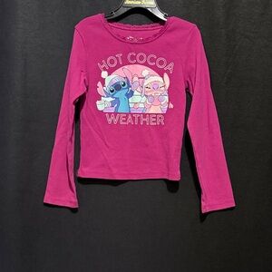 American Princess Pink Long Sleeve Tee - Hot Cocoa Weather